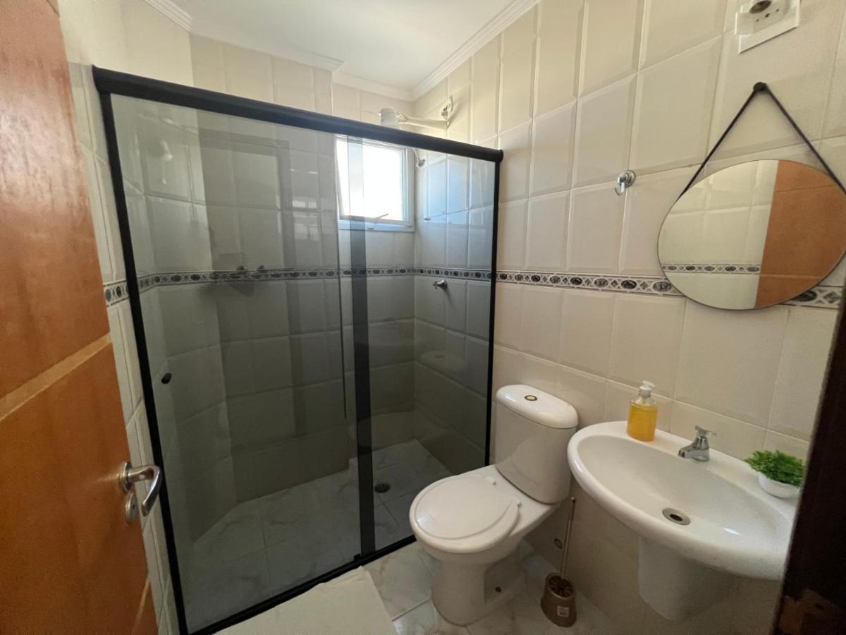 Apartamento Guilhermina De Frente Para O Mar Praia Grande  Exterior foto