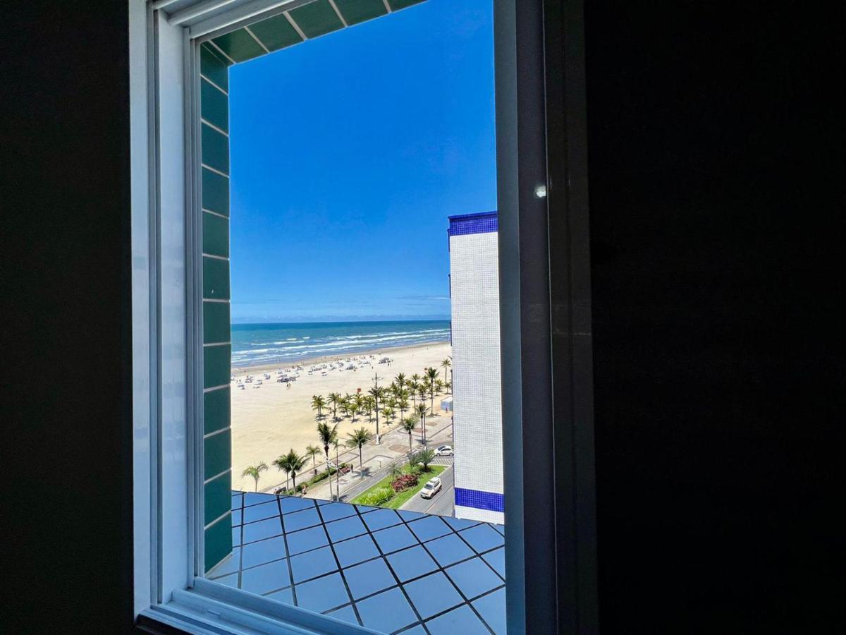 Apartamento Guilhermina De Frente Para O Mar Praia Grande  Exterior foto